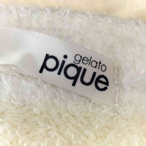 ジェラートピケ gelato pique ふわもこ マルチボーダーチュニック 7分袖 レディース FREE