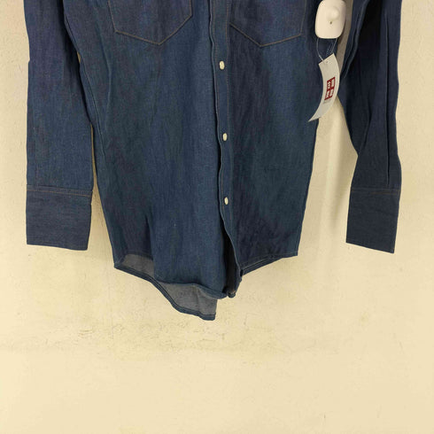 マーベリック MAVERICK 80s MADE IN USA デニムウエスタンシャツ PRESHRUNK LONG TAILS メンズ 14-32