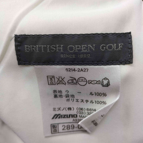ミズノ MIZUNO BRITISH OPEN GOLF ガンクラブチェックスラックス メンズ