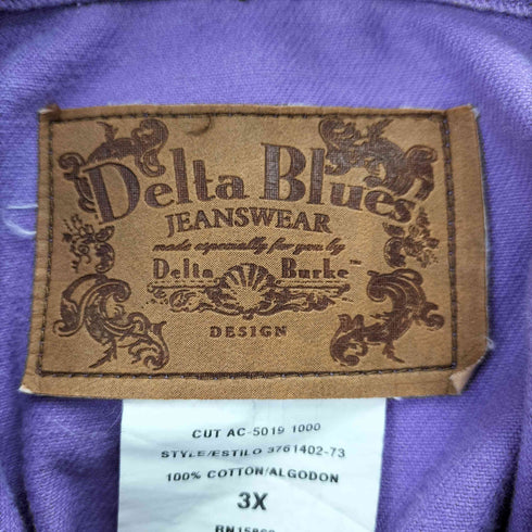 DELTA BLUES オーバーサイズデニムジャケット レディース 3XL