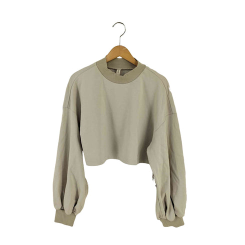 NAP LOUNGEWEAR クロップド モックネックスウェット レディース import:L