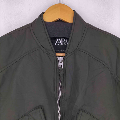 ザラ ZARA クロップドボンバージャケット レディース import:XS
