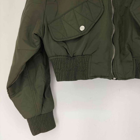 ザラ ZARA クロップドボンバージャケット レディース import:XS