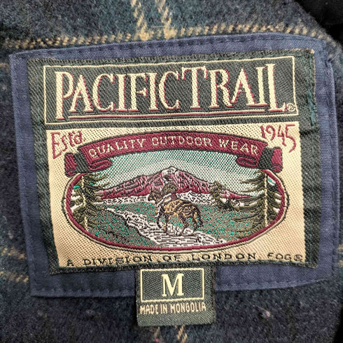 PACIFIC TRAIL 裏地チェック柄 ハーフコート メンズ JPN:M