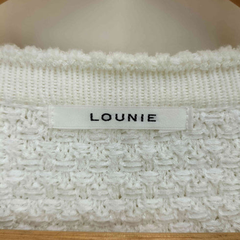 ルーニィ LOUNIE ニットツイードカーディガン レディース F