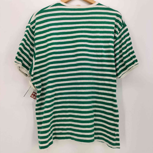 ウエアハウス WAREHOUSE ボーダー リンガーネック S/S Tシャツ メンズ JPN:XL