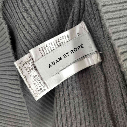 アダムエロペ Adam et Rope 2WAY タックスリーブ リブプルオーバーニット レディース FREE