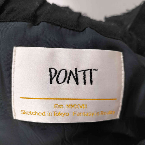 ポンティ PONTI ウールボイルレイヤードスカート レディース FREE