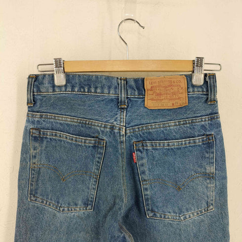 リーバイス Levis 80s 517-0217 ブーツカットデニムパンツ ボタン裏650 42TALON 黒カン メンズ 28x34