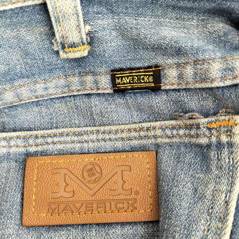 マーベリック MAVERICK MADE IN USA ブーツカットデニムパンツ SCOVILL ZIPPER メンズ 32