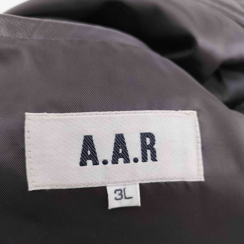 A.A.R レザーキルティングジャケット メンズ 3L
