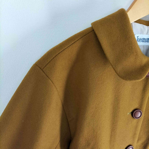 ホコモモラ Jocomomola 22AW メルトン ロングコート レディース JPN:40