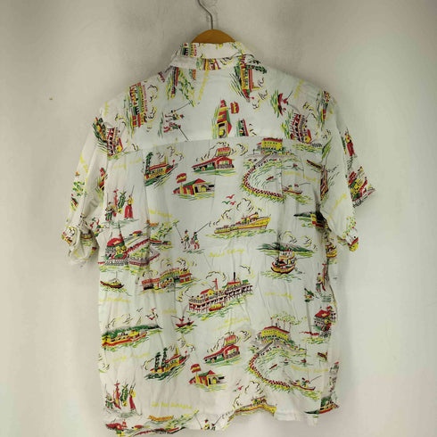 RODEO UNCLE 総柄 S/S アロハシャツ メンズ US:40