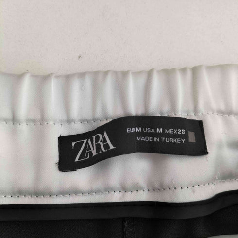 ザラ ZARA WIDE-LEGパンツ ダブルウエストバンド レディース M