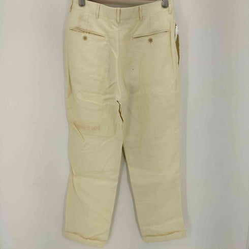 ポロラルフローレン POLO RALPH LAUREN MADE IN ITALY リネンノータックスラックス メンズ 30