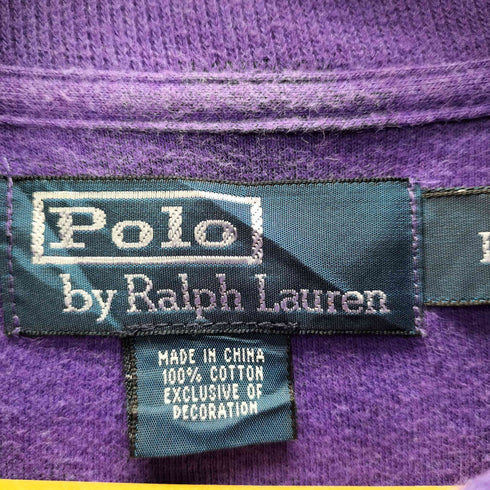ポロバイラルフローレン Polo by RALPH LAUREN ポニー刺繍 ハーフジッププルオーバー メンズ JPN:L