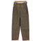 クラネ CLANE FAKE LEATHER H/W PANTS フェイクレザー 2タック ハイウエストパンツ メンズ 1