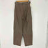 クラネ CLANE FAKE LEATHER H/W PANTS フェイクレザー 2タック ハイウエストパンツ メンズ 1