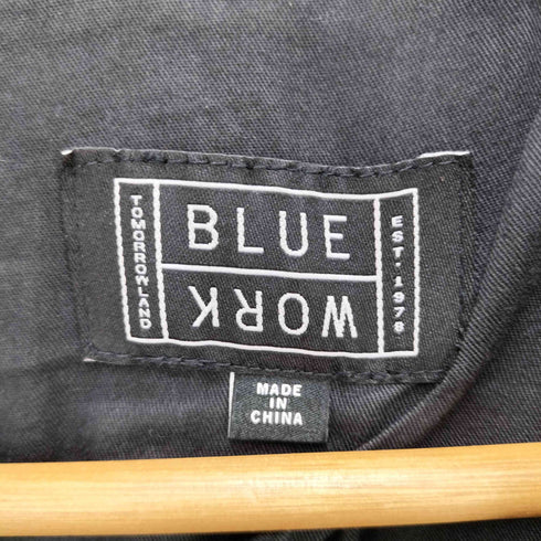 ブルーワーク BLUE WORK ダブルレザーライダースジャケット メンズ S