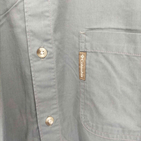 コロンビア Columbia 裏地メッシュ ガンフラップ コットンS/Sシャツ メンズ import:XL