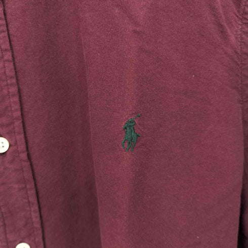 ラルフローレン RALPH LAUREN スモールポニー刺繍コットンBDシャツ メンズ import:L