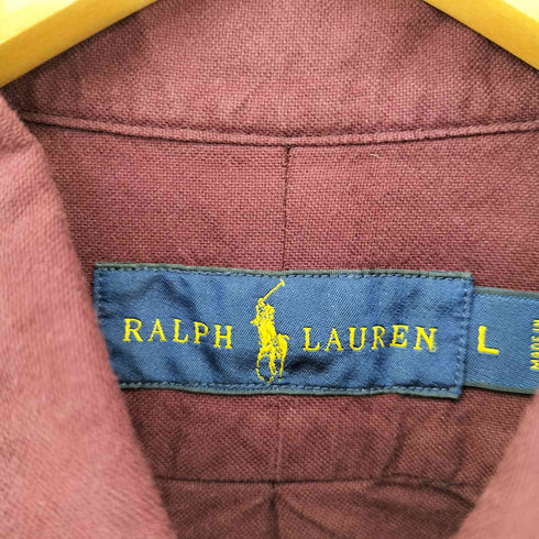ラルフローレン RALPH LAUREN スモールポニー刺繍コットンBDシャツ メンズ import:L