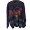 CANDA アクリル総柄ニット メンズ import:XL