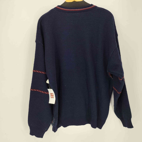 CANDA アクリル総柄ニット メンズ import:XL