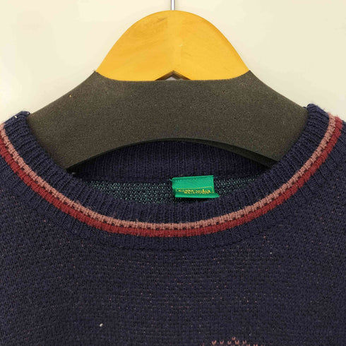 CANDA アクリル総柄ニット メンズ import:XL