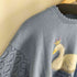 Jane Marple 22SS Swan lake braided sweater Swan lake 編み込みセーター レディース JPN:M