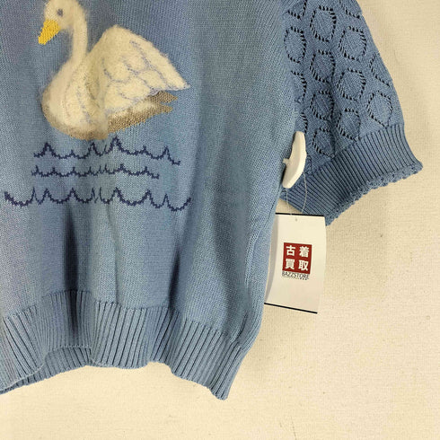 Jane Marple 22SS Swan lake braided sweater Swan lake 編み込みセーター レディース JPN:M