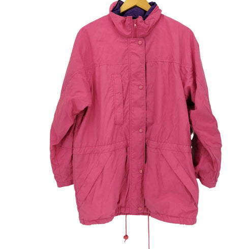 エディーバウアー Eddie Bauer 90S ナイロン ダブルジップ マウンテンパーカー レディース import:M