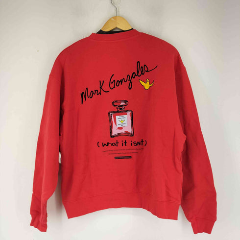 マークゴンザレス Mark Gonzales 両面刺繍クルーネックスウェット メンズ FREE