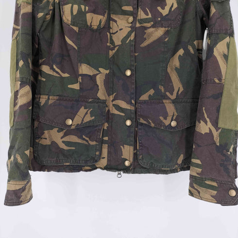 バブアー Barbour VALIANT WAX JACKET ヴァリアント ワックス ジャケット オイルド ジャケット ウッドランドカモ 迷彩柄 3ワラント レディース UK:10