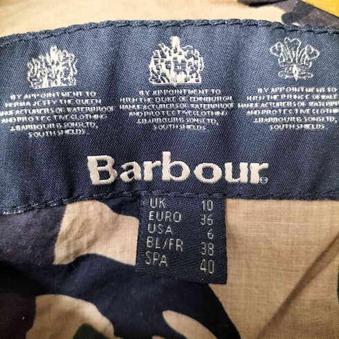 バブアー Barbour VALIANT WAX JACKET ヴァリアント ワックス ジャケット オイルド ジャケット ウッドランドカモ 迷彩柄 3ワラント レディース UK:10