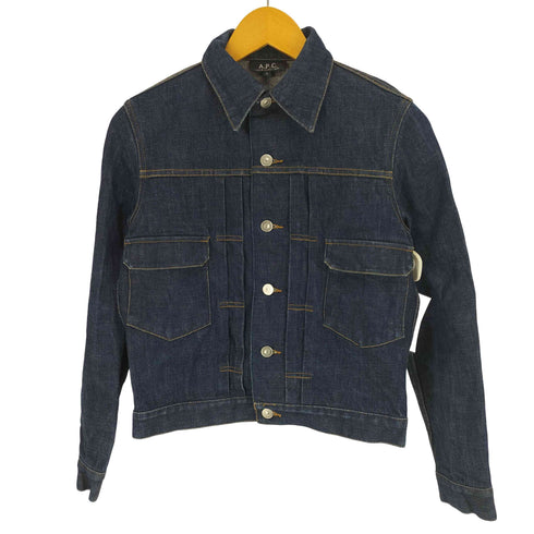 アーペーセー A.P.C. 日本製 2nd 型 デニム トラッカー ジャケット レディース import:S