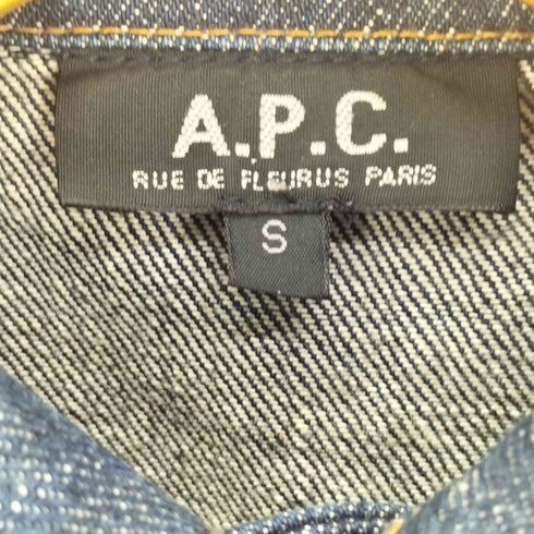 アーペーセー A.P.C. 日本製 2nd 型 デニム トラッカー ジャケット レディース import:S