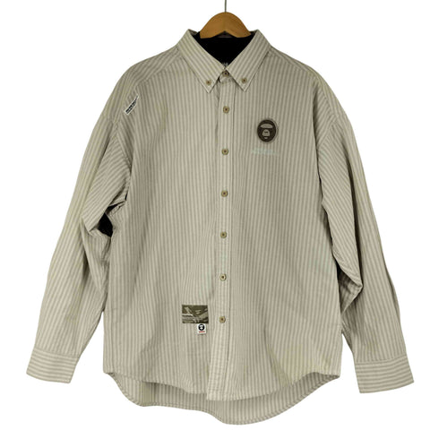 エーエイプバイアベイシングエイプ AAPE BY A BATHING APE AAPE NOW LONG SLEEVE SHIRT メンズ JPN:M