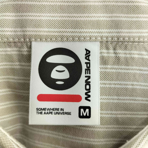 エーエイプバイアベイシングエイプ AAPE BY A BATHING APE AAPE NOW LONG SLEEVE SHIRT メンズ JPN:M