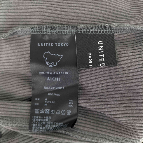 ユナイテッドトウキョウ UNITED TOKYO オフショルダーリブカットソー レディース FREE