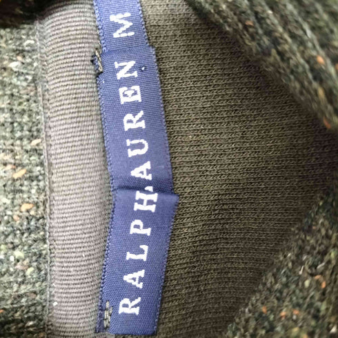 ラルフローレン RALPH LAUREN ネップ ショールカラー シルク混 ウール コットン ニット カーディガン レディース import:M
