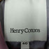 ヘンリーコットンズ Henry Cottons 銀ボタン レーヨン混 ベルテッド 2B テーラード ジャケット レディース 40