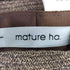 マチュアーハ mature ha. 24SS グログランリボンペーパーブレードボックスハット レディース ONE SIZE