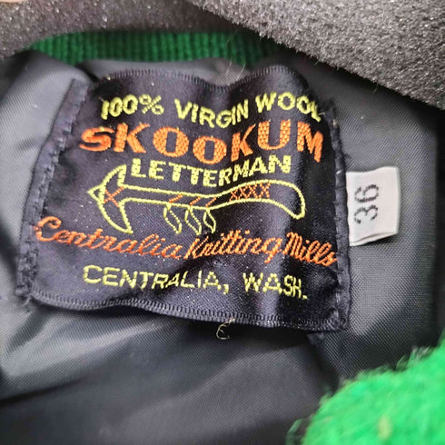 スクーカム SKOOKUM 80~90s ウールスタジャン メンズ 36