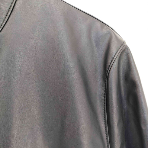 ユニクロ UNIQLO ネオレザーシングルライダースジャケット メンズ 10