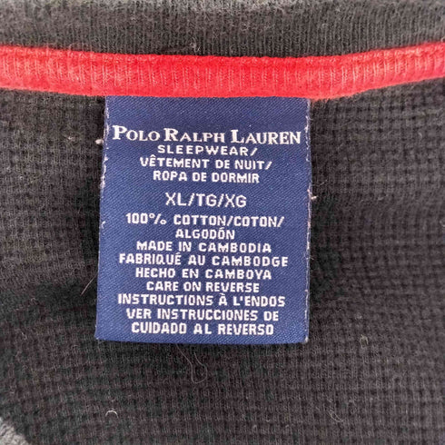 ポロラルフローレン POLO RALPH LAUREN サーマルロングスリーブカットソー メンズ import:XL