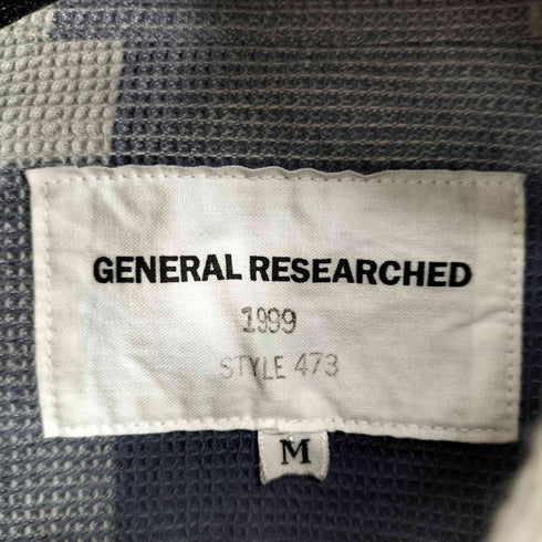 ジェネラルリサーチ GENERAL RESEARCH 90s 1999 STYLE473 パラサイトポケットチェックシャツ メンズ JPN:M
