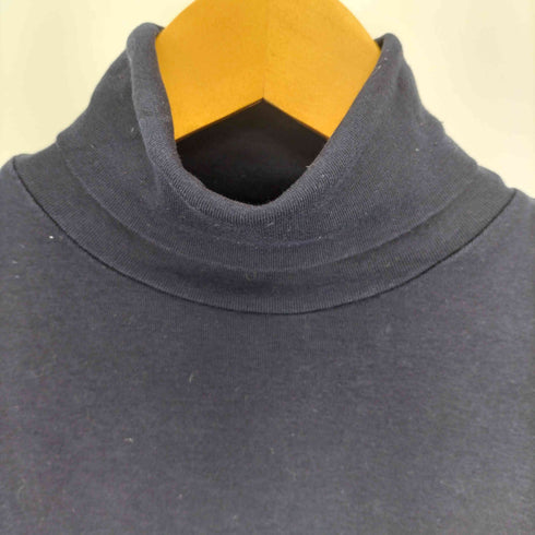 ラルフローレン RALPH LAUREN 裾 ポニー 刺繍 タートルネック コットン ニット カットソー レディース import:M
