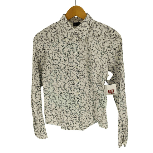 カルバンクライン CALVIN KLEIN 花柄 総柄 コットン シャツ ブラウス レディース import:M