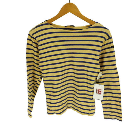 ルミノア Le minor フランス製 ボーダー ボートネック L/S シャツ バスク シャツ レディース import:M